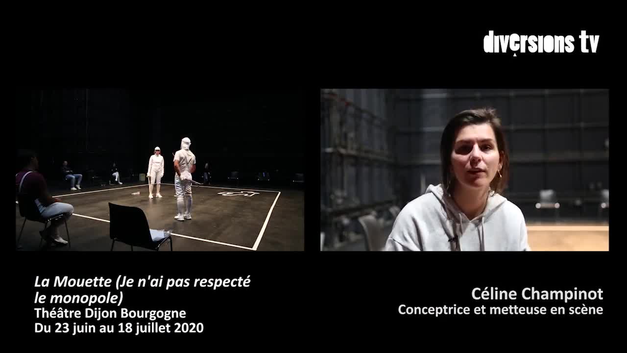 Vidéo "La Mouette (Je n'ai pas respecté le monopole") d’après Anton Tchekhov, conception et mise en scène Céline Champinot (bande-annonce)