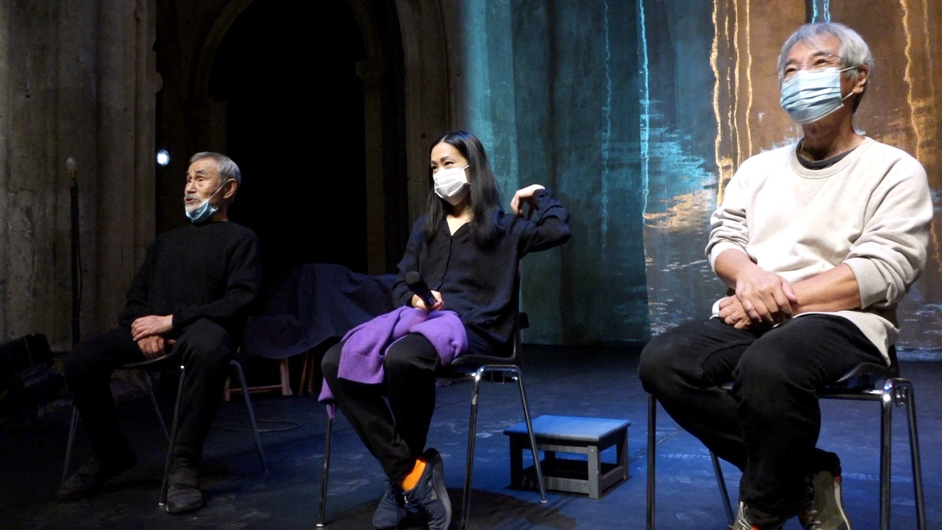 Vidéo Bord de plateau "Le Tambour de soie" avec Yoshi Oïda, Kaori Ito et Makoto Yabuki