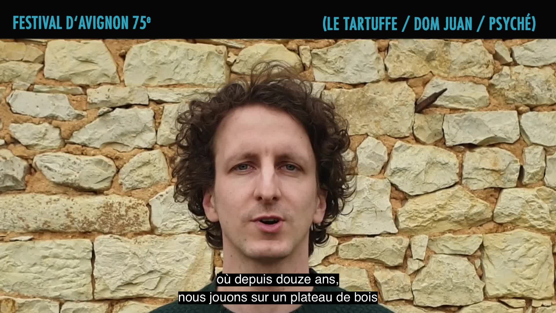 Vidéo L'équipe du Nouveau Théâtre Populaire présente "Le Ciel, la Nuit et la Fête (Le Tartuffe / Dom Juan / Psyché)"