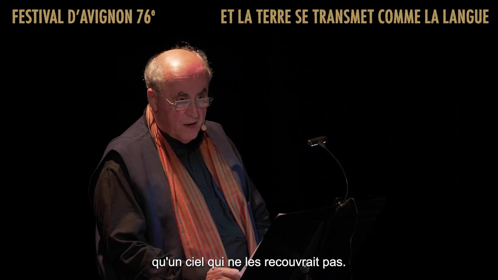 Vidéo Teaser - "Et la terre se transmet comme la langue", Franck Tortiller et Elias Sanbar, 2022