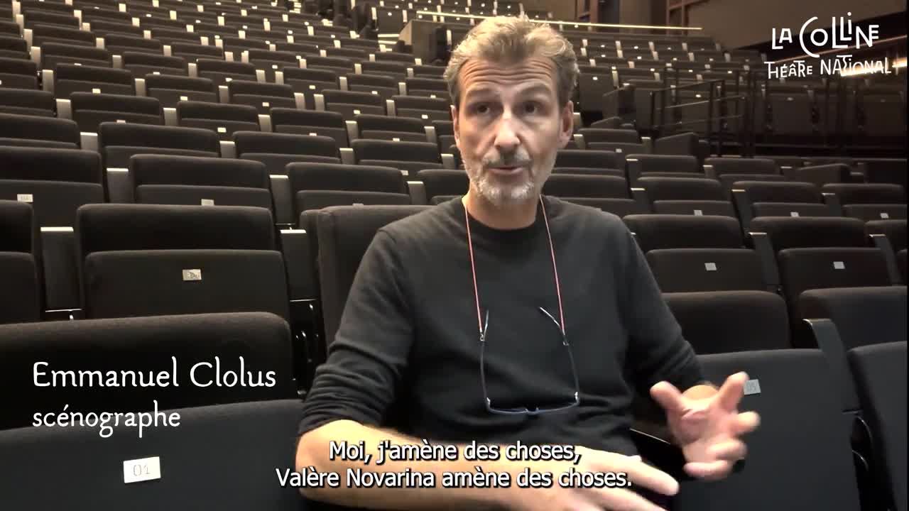 Vidéo "Les Personnages de la pensée" - Valère Novarina - Discussion avec Emmanuel Clolus