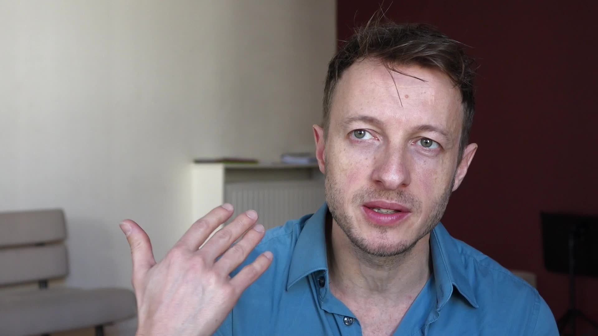 Image de la vidéo Marc-Antoine Cyr, "L'appropriation du texte"