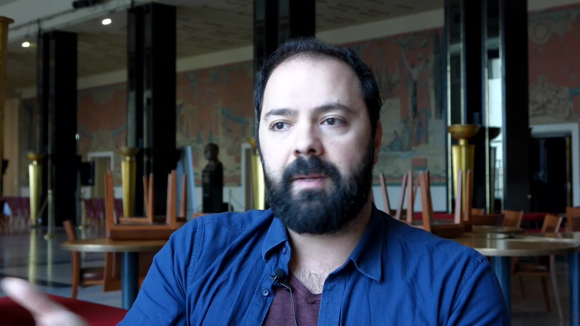 Image de la vidéo Mani Soleymanlou, "Trois", le processus de création