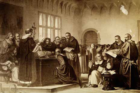 Procès de Galilée par l’Inquisition. Rome, 1633