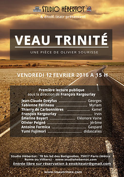 Illustration de Lecture Publique "Veau Trinité" Avec Jean-Claude Dreyfus
