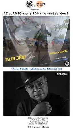 Illustration de Pain Béni + Concert Rumba Congolaise - Théâtre Le Vent se Lève !